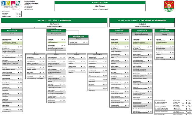 Organisationsplan Vorschau